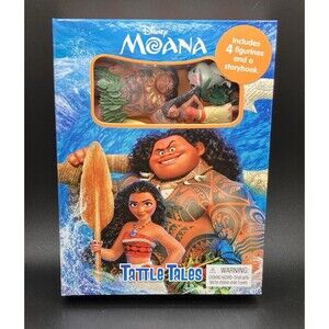 Disneys Moana Tattle Tales Includes 4 Figures And A Storybook Kids Toy Book Gift